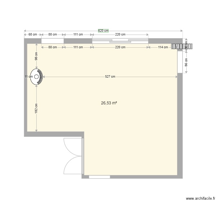 Salon  séjour. Plan de 0 pièce et 0 m2