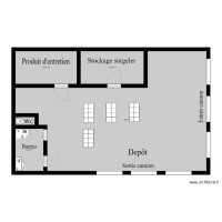 Plan de l'entrepôt