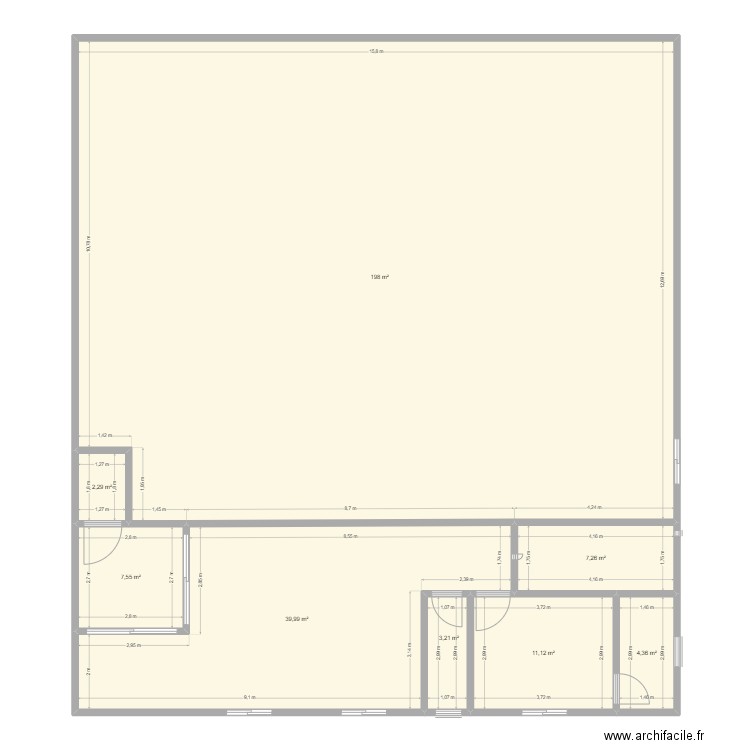 1er étage Combani T2. Plan de 0 pièce et 0 m2