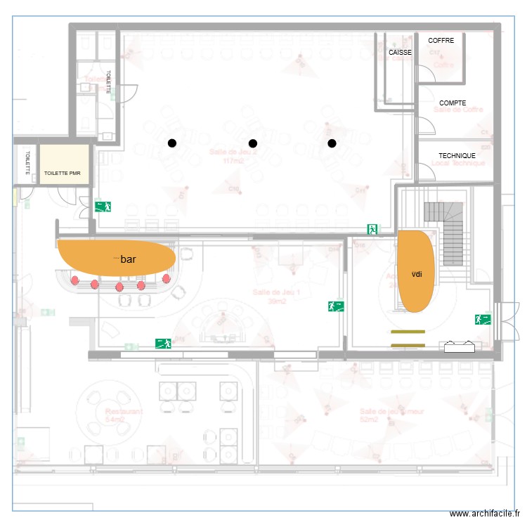 INFINITI GRASSE. Plan de 1 pièce et 13 m2