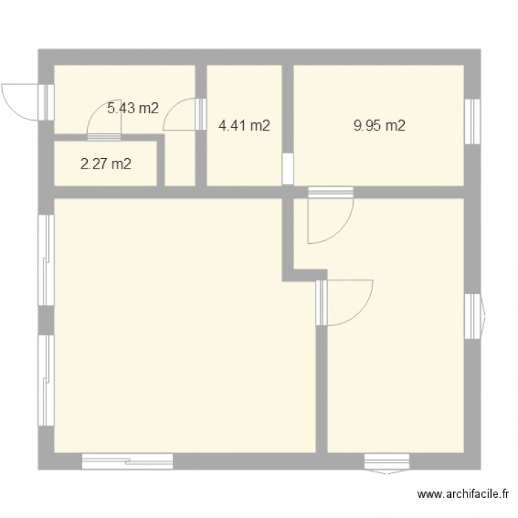 maison 1. Plan de 0 pièce et 0 m2