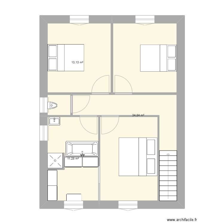 MAISON R2. Plan de 0 pièce et 0 m2