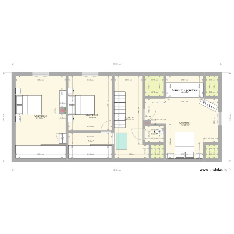 Dieffenbach étage. Plan de 0 pièce et 0 m2