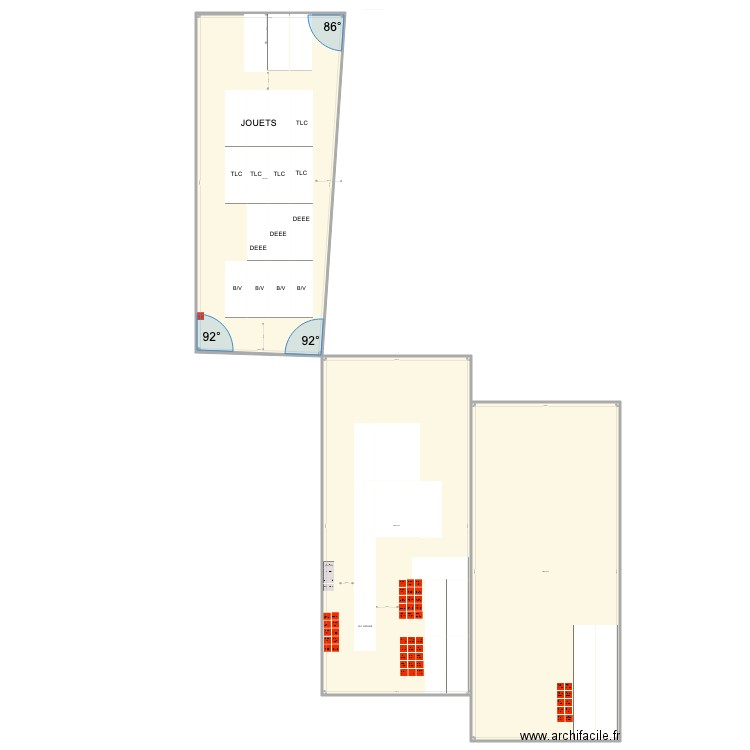 MODULE ALGECO. Plan de 0 pièce et 0 m2