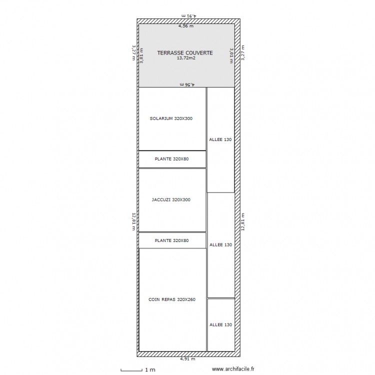 JARDIN . Plan de 0 pièce et 0 m2