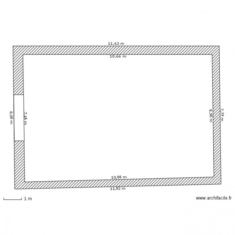 forge. Plan de 0 pièce et 0 m2