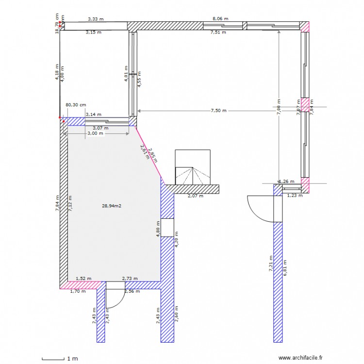 plan arandissement modif 3. Plan de 0 pièce et 0 m2