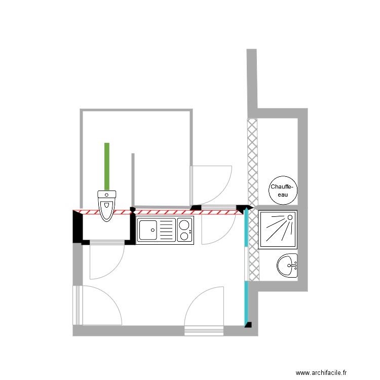 salle2. Plan de 0 pièce et 0 m2