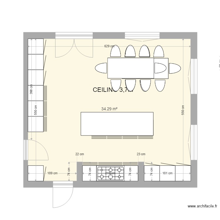 kitchen new. Plan de 0 pièce et 0 m2