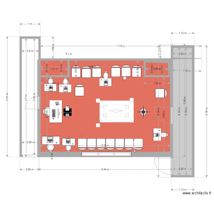 templebernay. Plan de 0 pièce et 0 m2