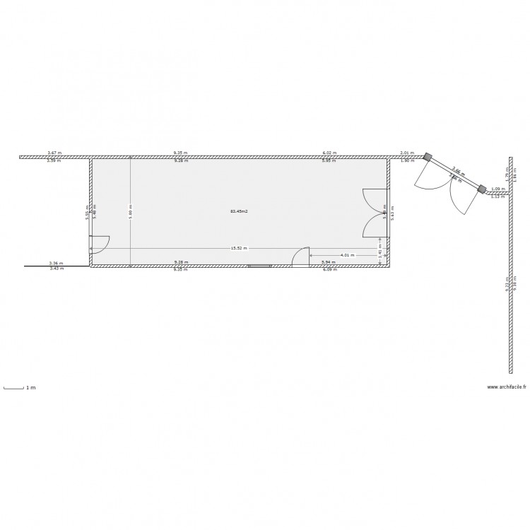 garage futur 2. Plan de 0 pièce et 0 m2