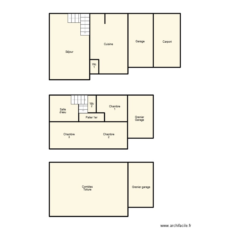 PLEUVEN LESTER. Plan de 12 pièces et 99 m2