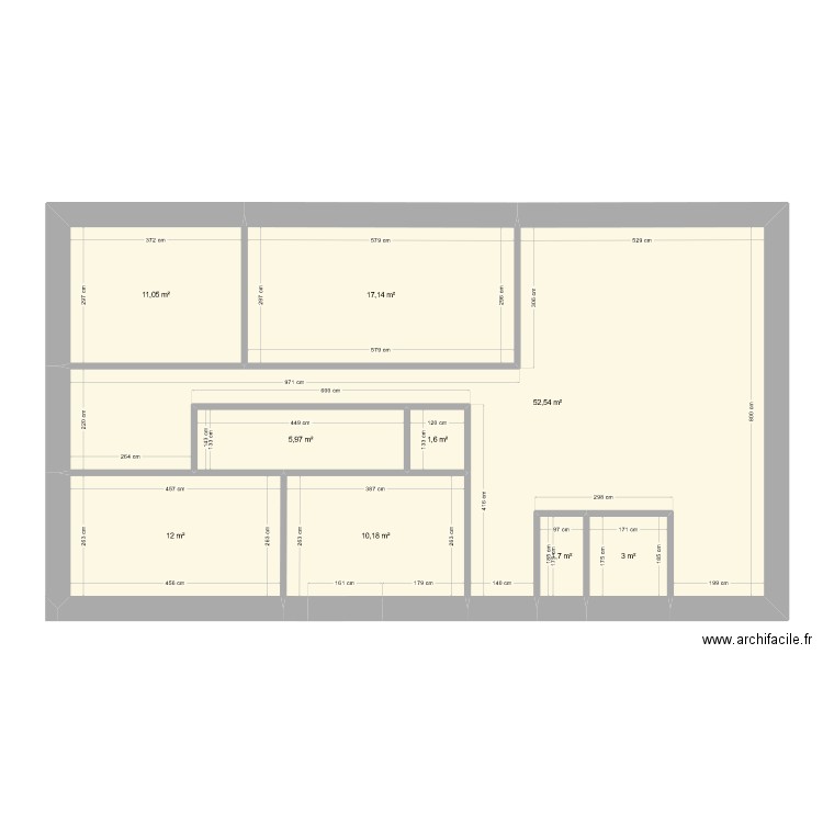 maison v2. Plan de 9 pièces et 115 m2