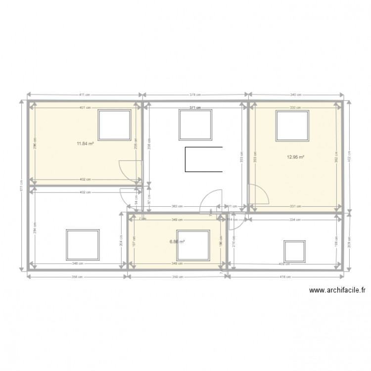 étage maison. Plan de 0 pièce et 0 m2