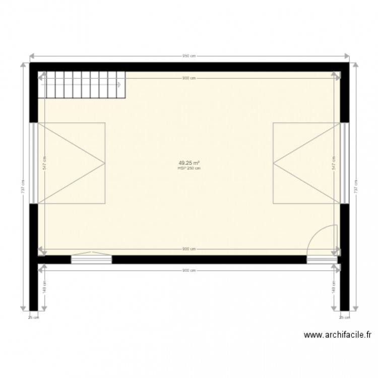 Projet AMBIERLE. Plan de 0 pièce et 0 m2