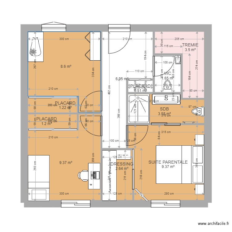 doDPP. Plan de 0 pièce et 0 m2