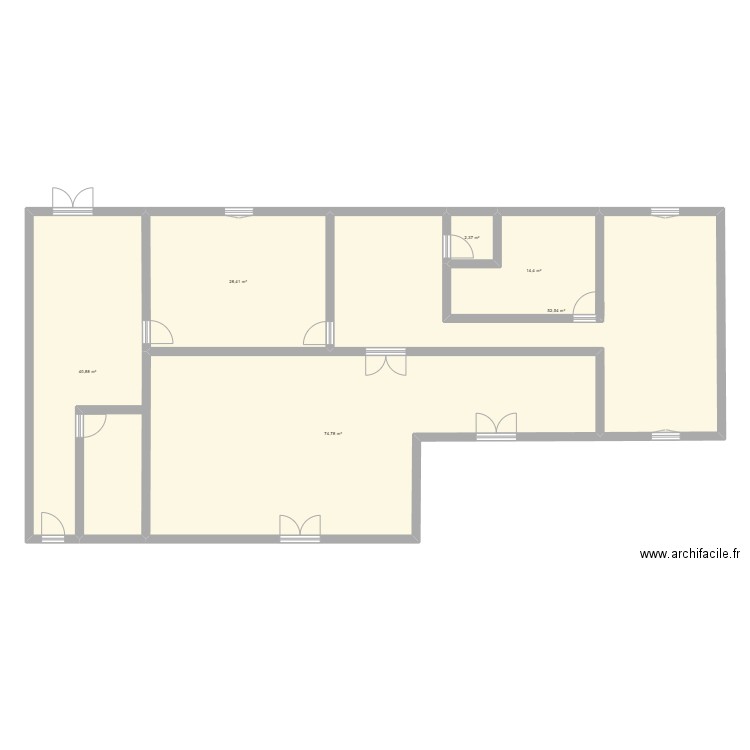 Plan Maison. Plan de 6 pièces et 213 m2