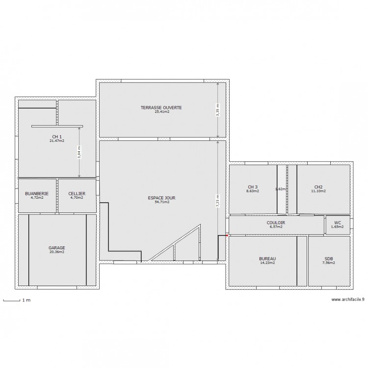 rez de chaussée. Plan de 0 pièce et 0 m2