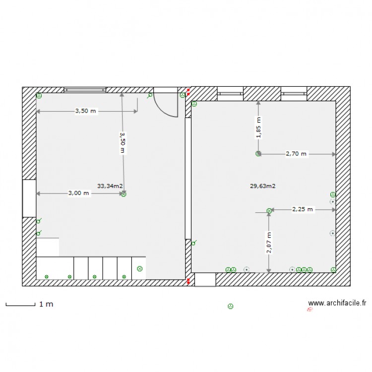 salle à manger cuisine aout 2014. Plan de 0 pièce et 0 m2