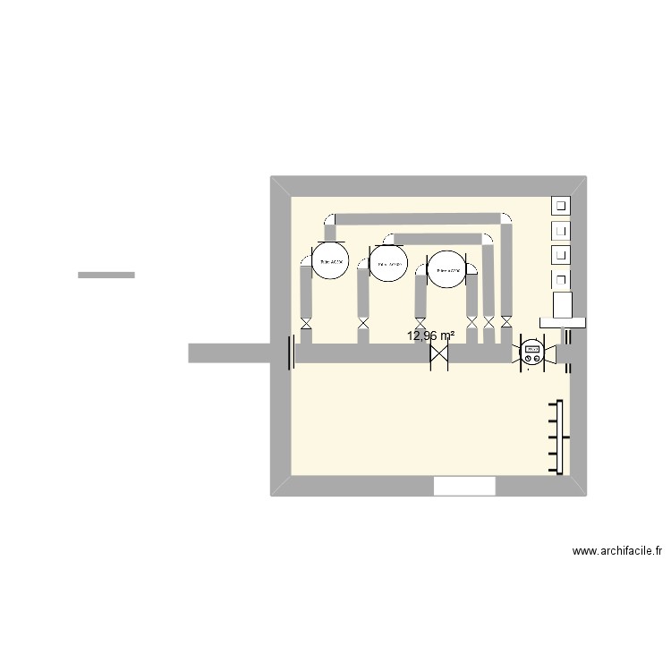 Aubenas Local pompage . Plan de 0 pièce et 0 m2