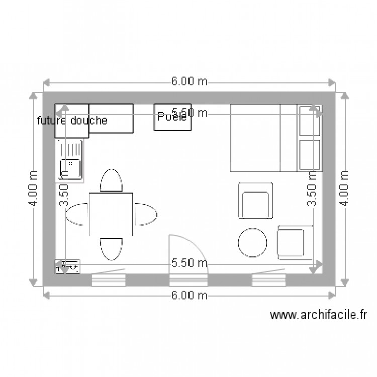 cabanon de jardin du 19 juillet. Plan de 0 pièce et 0 m2