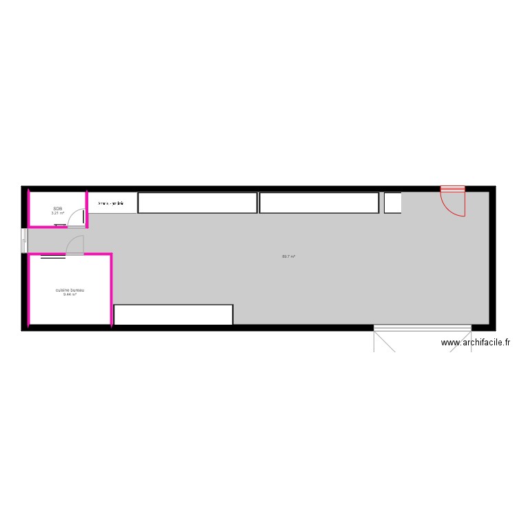 Box base2. Plan de 0 pièce et 0 m2