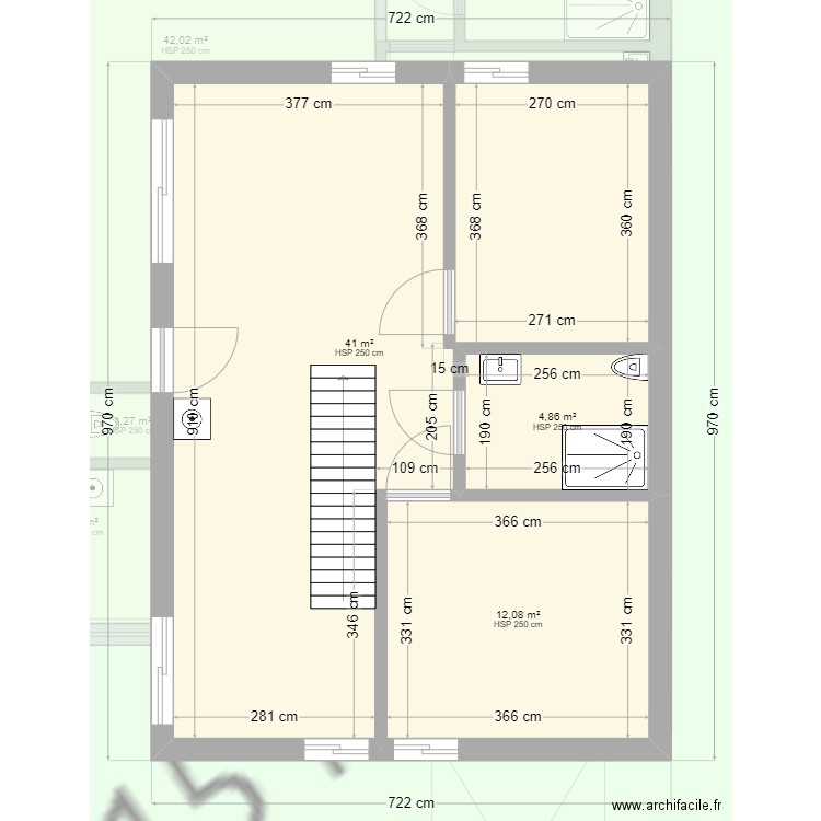 Val_Bolettes2. Plan de 12 pièces et 163 m2