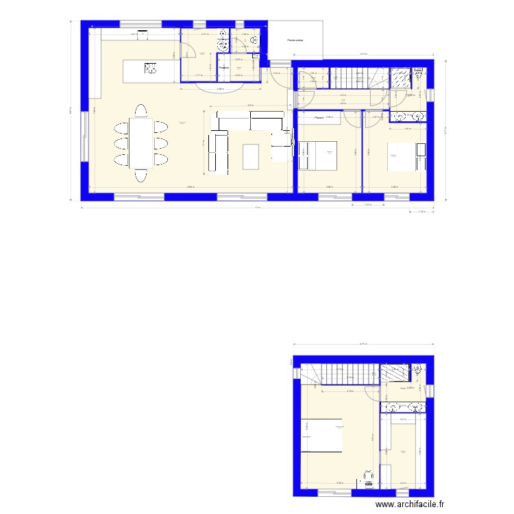 villa Ken Montagnac. Plan de 0 pièce et 0 m2