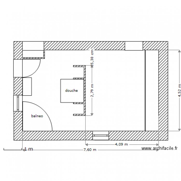 chambre. Plan de 0 pièce et 0 m2