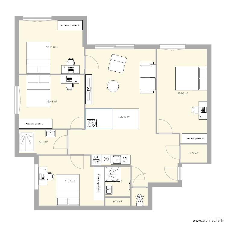 119 Av de Fronton v2. Plan de 0 pièce et 0 m2