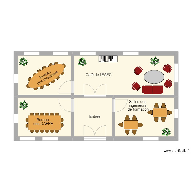 EAFC. Plan de 0 pièce et 0 m2