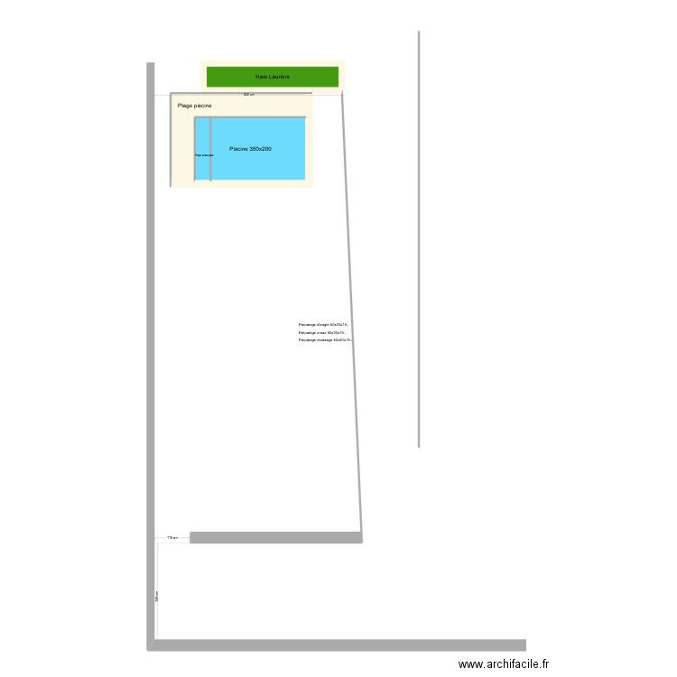 Jardiniere. Plan de 3 pièces et 15 m2