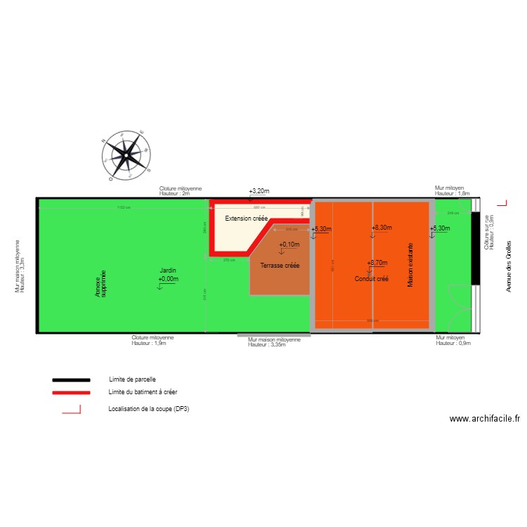 MASSE PROJETE. Plan de 0 pièce et 0 m2