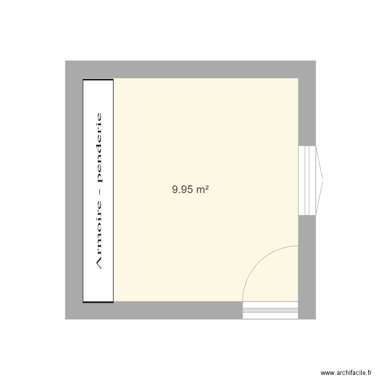 chambre ella . Plan de 0 pièce et 0 m2