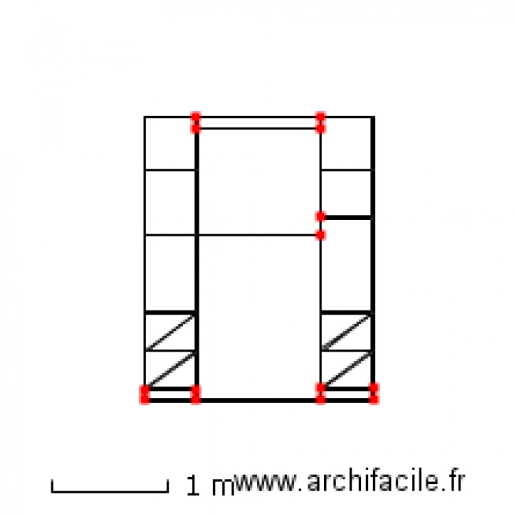 armoire. Plan de 0 pièce et 0 m2