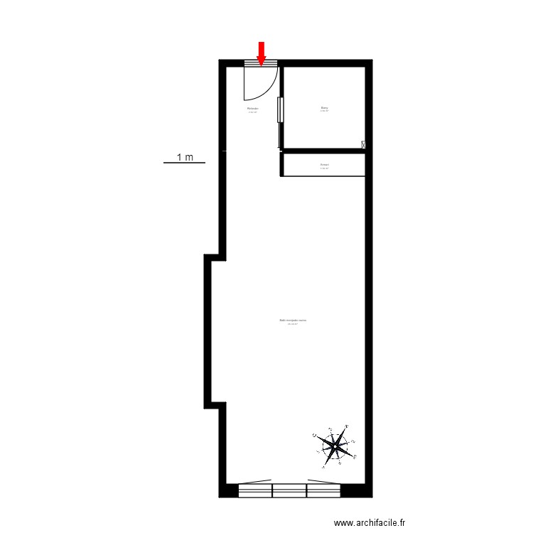 ED. CASA CASABELLA, 3-B. ENCAMP (REFORMAT). Plan de 4 pièces et 34 m2