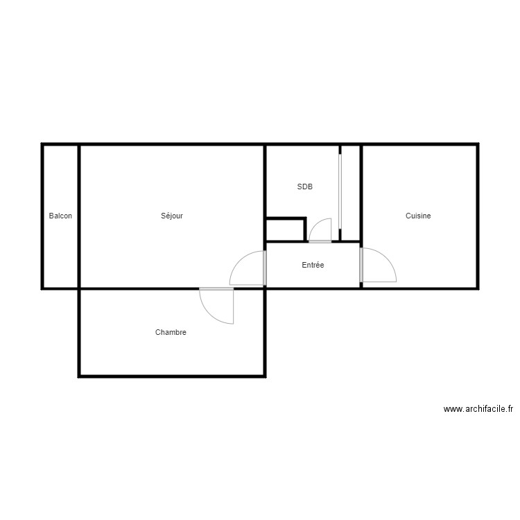 plan T2. Plan de 0 pièce et 0 m2