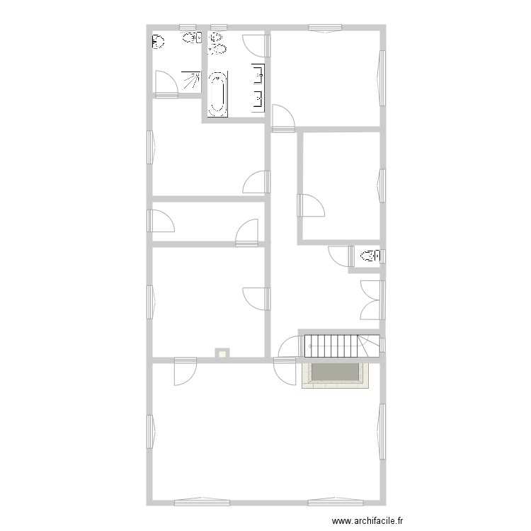 rez plan pour implantation. Plan de 0 pièce et 0 m2