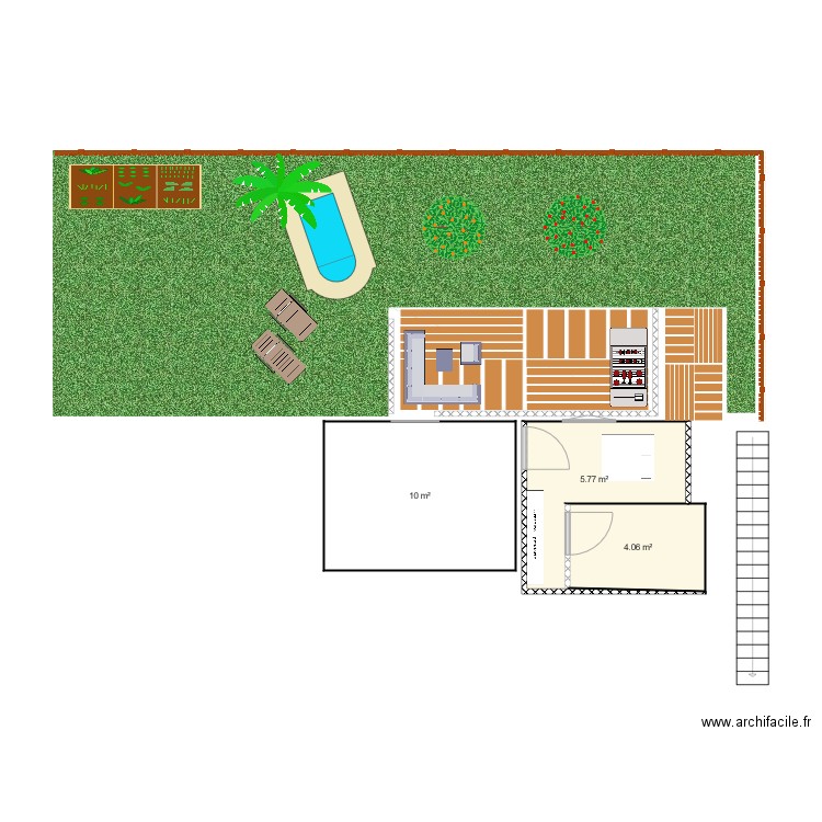 salon. Plan de 0 pièce et 0 m2