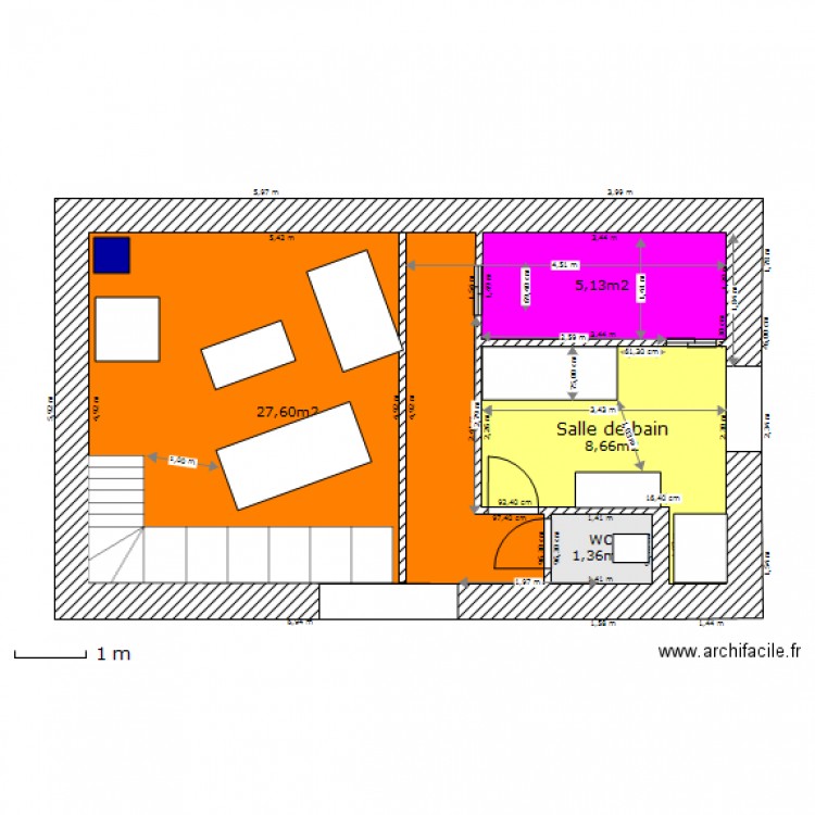 Dessus Garage. Plan de 0 pièce et 0 m2