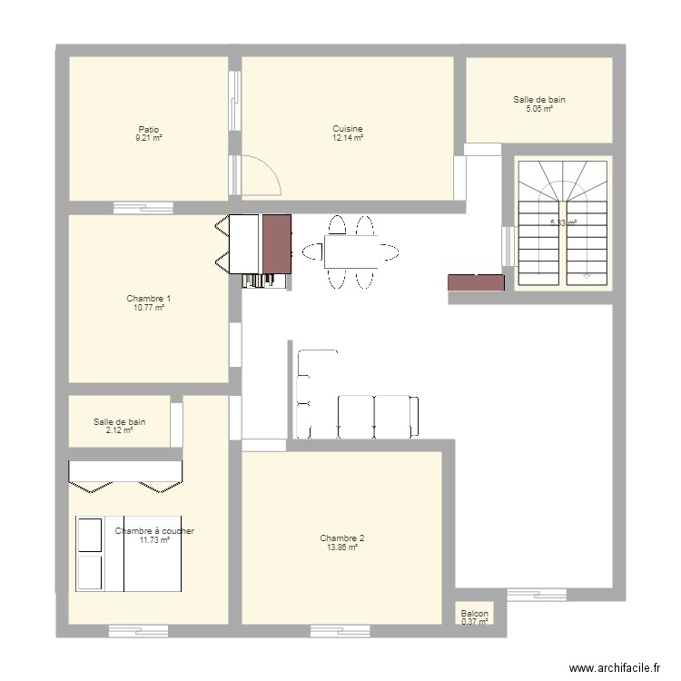 Plan Maroc. Plan de 0 pièce et 0 m2