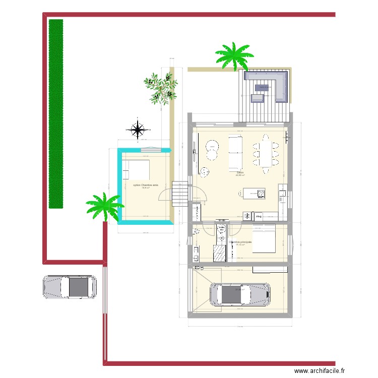 plan sol 2. Plan de 0 pièce et 0 m2