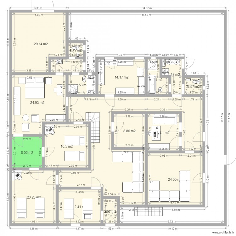 DAR. Plan de 0 pièce et 0 m2