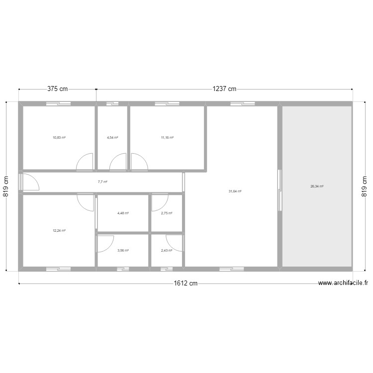 PLAN ROCHES CARREES. Plan de 0 pièce et 0 m2