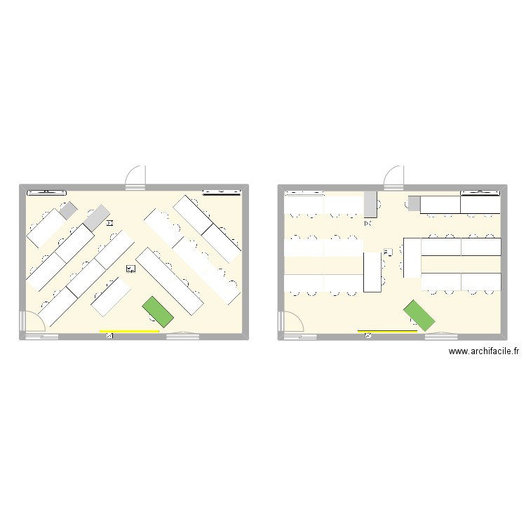 SALLE INFO 1 new2. Plan de 2 pièces et 127 m2