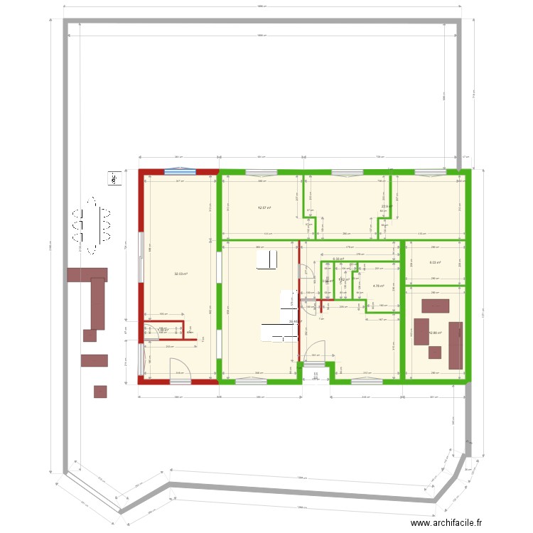 Plan Extension 21 Novembre. Plan de 0 pièce et 0 m2