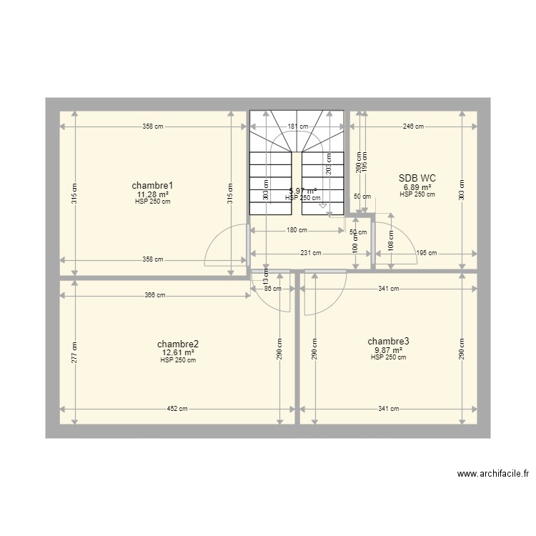 PLAN ESCALIER U. Plan de 0 pièce et 0 m2