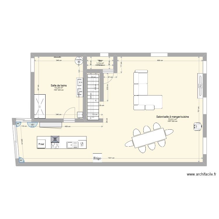 MAX RDC amenager. Plan de 0 pièce et 0 m2