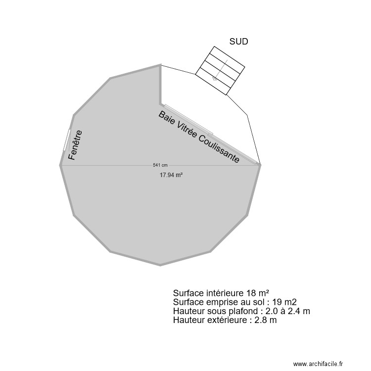 Abri de Jardin. Plan de 0 pièce et 0 m2