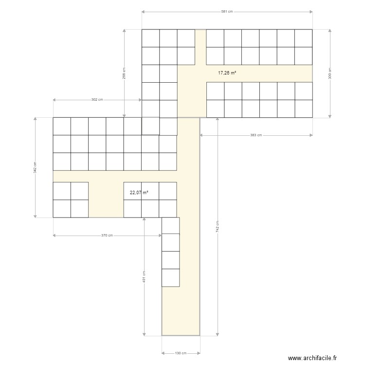 salle vrac. Plan de 0 pièce et 0 m2